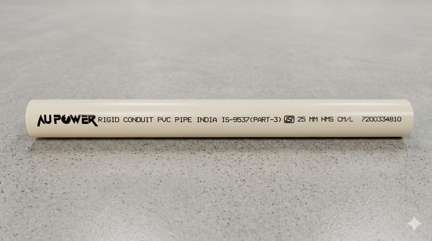 IS mark and CML number printed on AU Power conduit