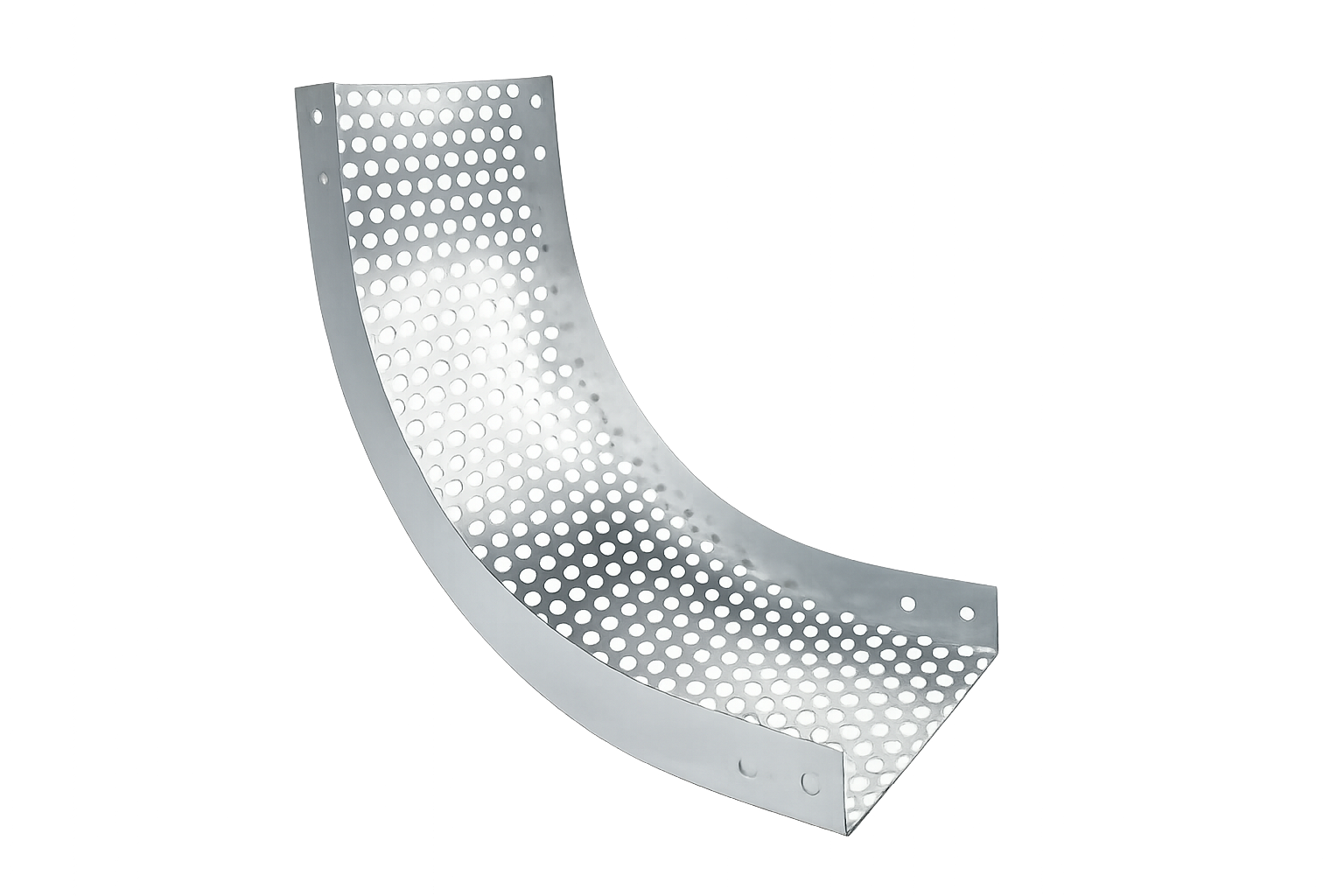Perforated Tray Vertical Inside Bend