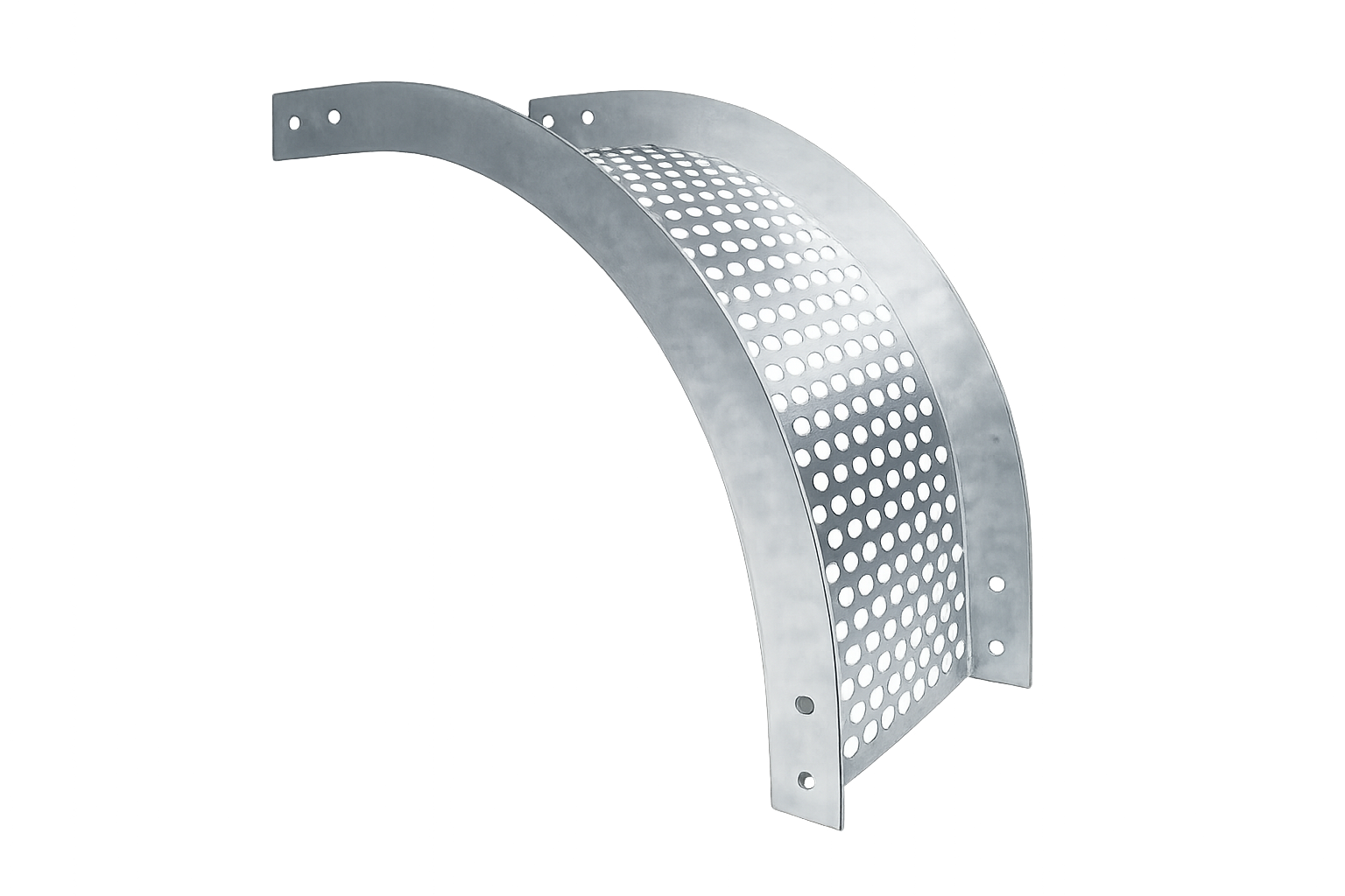 Perforated Tray Vertical Outside Bend